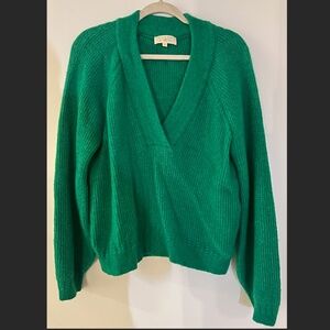 Sezane Cody Jumper - Bright Green - Size L